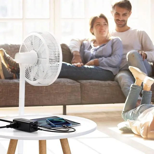 Alt view image 7 of 7 - Baseus 65W GaN III USB C Charging Station & 24W USB Car Charger