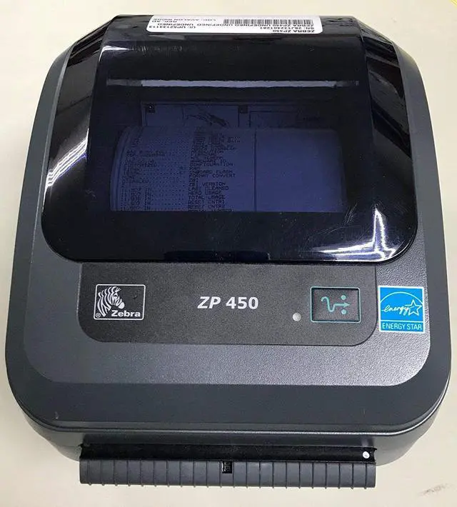 Main image of Ze bra ZP 450 Label Thermal Bar Code Monochrome Printer ZP450-0501-0006A