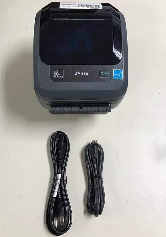 Alt view image 3 of 5 - Ze bra ZP 450 Label Thermal Bar Code Monochrome Printer ZP450-0501-0006A