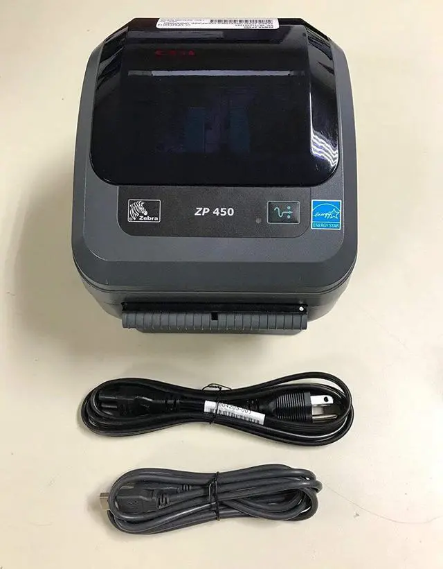 Alt view image 2 of 5 - Ze bra ZP 450 Label Thermal Bar Code Monochrome Printer ZP450-0501-0006A