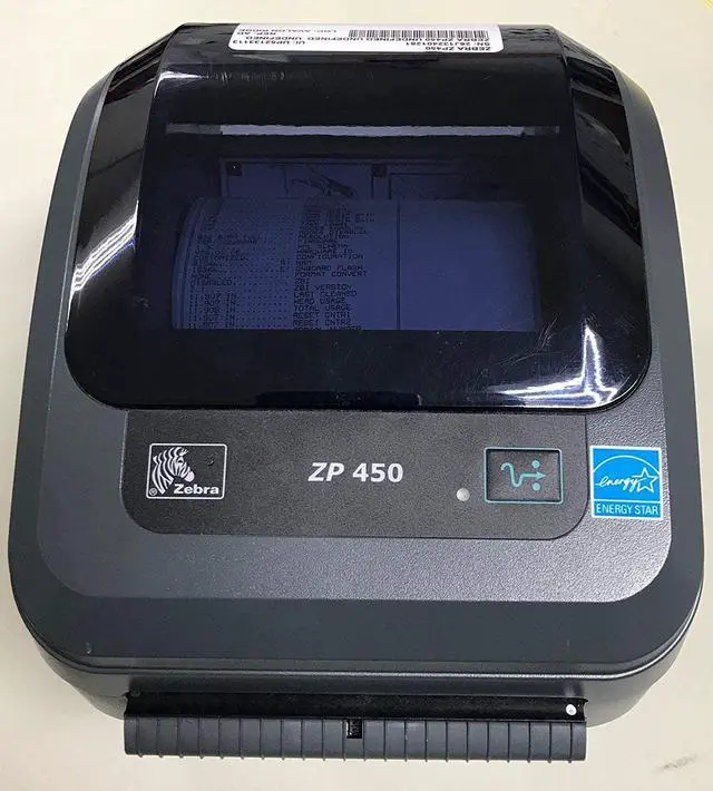 Alt view image 2 of 4 - Ze bra ZP 450 Label Thermal Bar Code Printer ZP450-0501-0000A