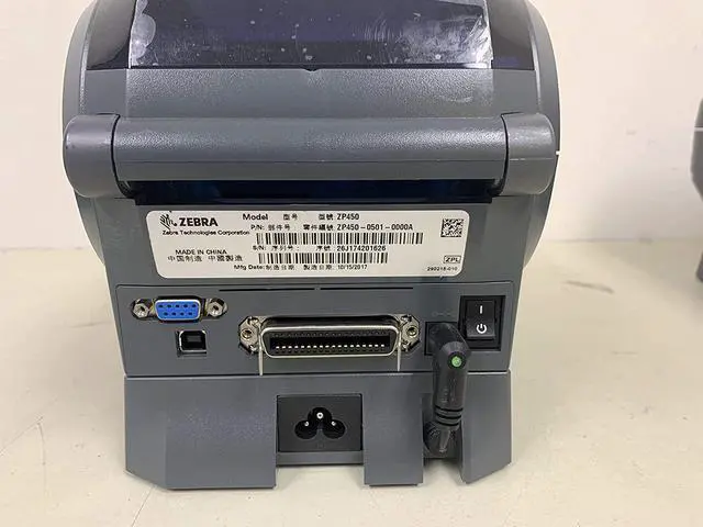 Alt view image 4 of 4 - Ze bra ZP 450 Label Thermal Bar Code Printer ZP450-0501-0000A