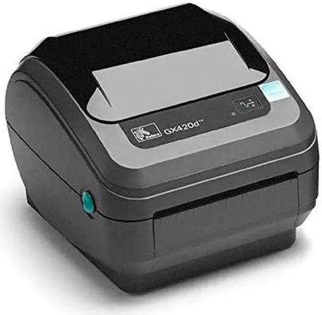 Alt view image 2 of 2 - Ze bra GX420D 802.11 Wireless WiFi Direct Thermal Label Printer (GX42-202710-000)