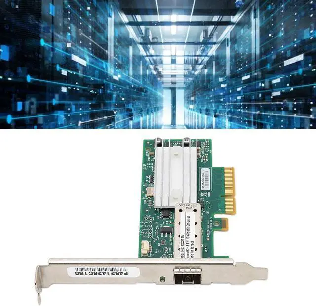 Alt view image 4 of 7 - Network Adapter Card, Network Card for Mellanox CX311A XCAT 10G Single?Port for Servers Desktops Storage Adapter for Server Desktop Storage Compatible with Linux Windows