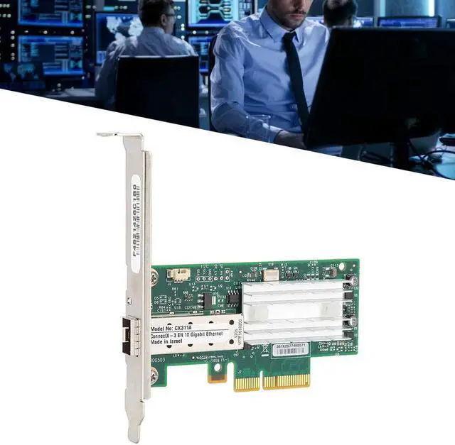 Alt view image 5 of 7 - Network Adapter Card, Network Card for Mellanox CX311A XCAT 10G Single?Port for Servers Desktops Storage Adapter for Server Desktop Storage Compatible with Linux Windows