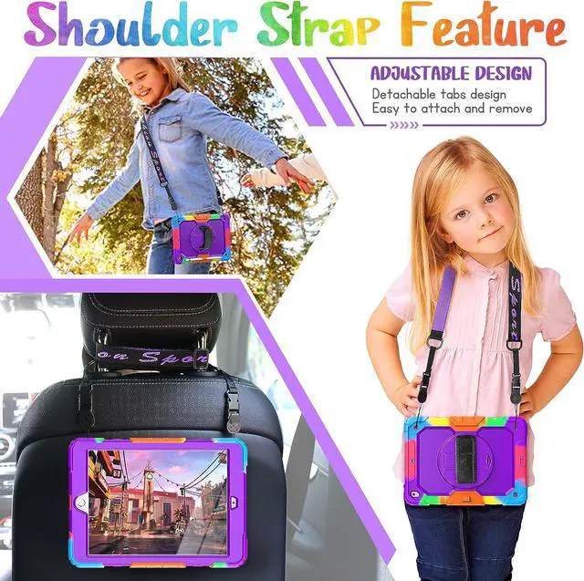 Alt view image 6 of 7 - Case for iPad 9th/8th/7th Generation, iPad 10.2 Case 2021 2020 2019