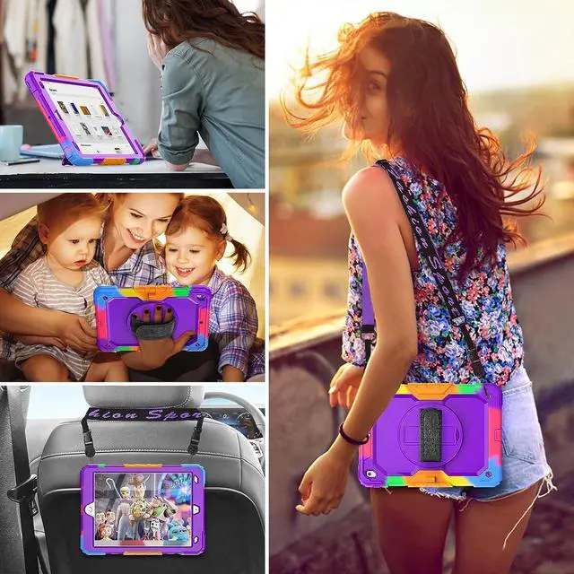 Alt view image 3 of 7 - Case for iPad 9th/8th/7th Generation, iPad 10.2 Case 2021 2020 2019