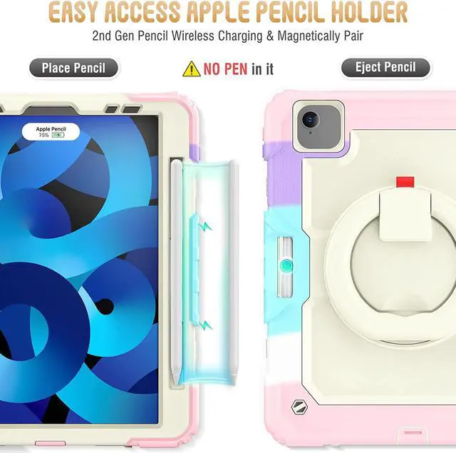 Alt view image 7 of 7 - iPad Air 5th/4th Generation Case, iPad Air 5 Case 2022, iPad Air 4 Case 2020