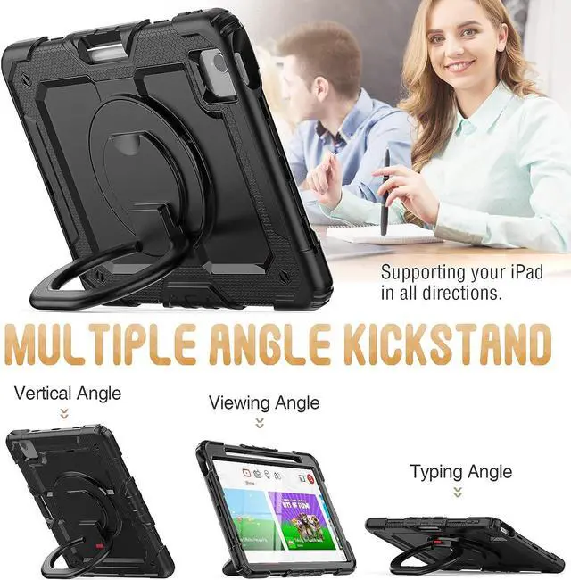Alt view image 4 of 7 - iPad Air 5th/4th Generation Case, iPad Air 5/4 Case, iPad Air 10.9 Case, iPad Air 2022/2020 Case