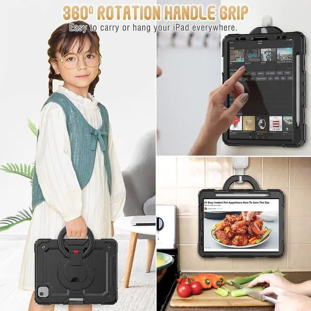 Alt view image 5 of 7 - iPad Air 5th/4th Generation Case, iPad Air 5/4 Case, iPad Air 10.9 Case, iPad Air 2022/2020 Case