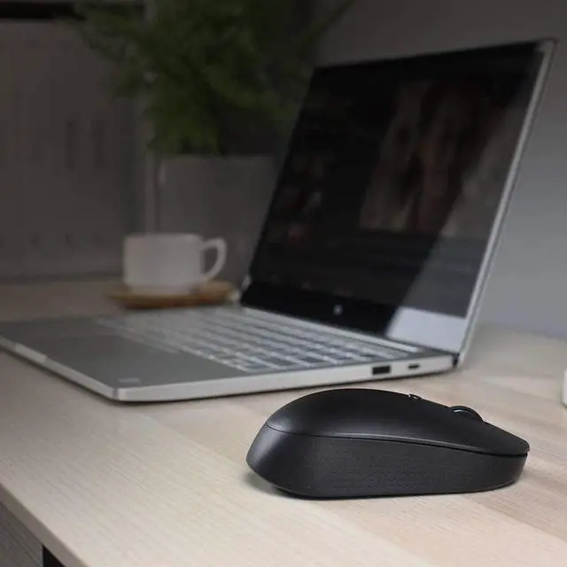 Alt view image 3 of 7 - Mi Dual Mode Wireless Mouse Silent Edition (Black)