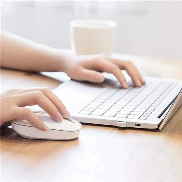 Alt view image 3 of 7 - Xiaomi Mi Wireless Computer Mice 2.4Ghz 1200dpi Portable Mini Gaming Mouse for Laptop Desktop (Black)