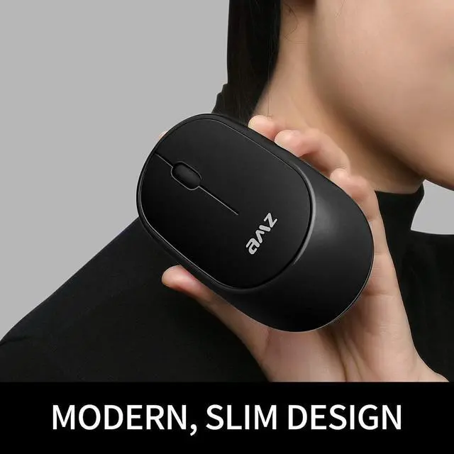 Alt view image 5 of 7 - Wireless Mouse, 2.4G Portable USB Wireless Mouse Computer Mice, Wireless Mouse Rechargeable Slim, 1200DPI Office and Home Cordless Mice for Laptop Mac PC Computer Windows XP/Vista /7/8/10 (Black)