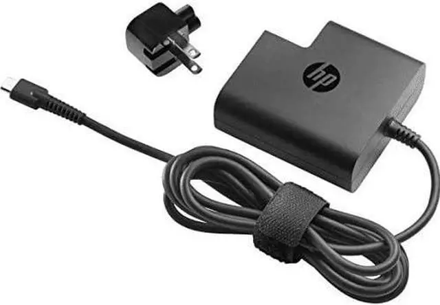 Alt view image 6 of 6 - Original For HP 65W USB Type-C Travel Ac Adapter For:HP Spectre x360 13-AE015DX, 100% Compatible with HP Part Number: 860065-002, 860209-850, 925740-002, TPN-CA06, 918170-002, X7W50AA#ABA- Retail Box