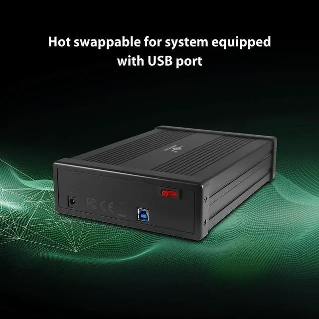 Alt view image 5 of 7 - Vantec NexStar DX2 USB 3.0 External Enclosure Design for 5.25" Blu-Ray/CD/DVD SATA Drive, Second Generation of DX, No Drivers Needed, Aluminum Alloy (NST-540S3-BK)