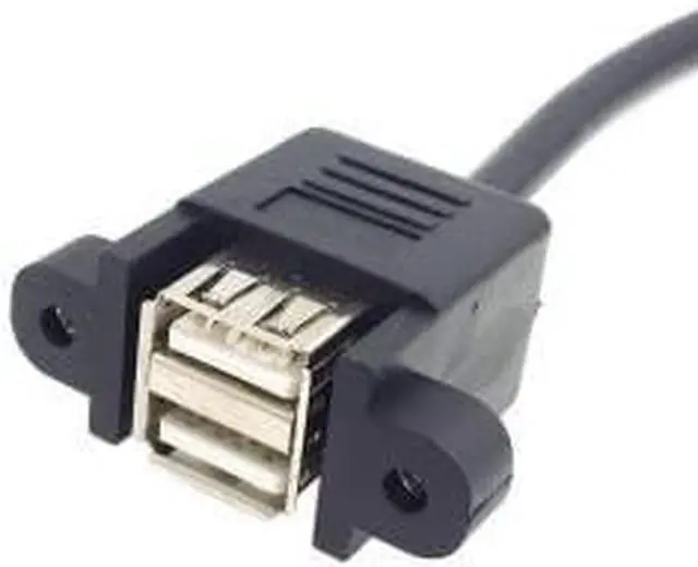 Alt view image 3 of 5 - 9pin USB Header Male to Female Extension Splitter Cable Connector Adapter USB 2.0 Type A Female to 9 Pin Female Header Motherboard Cable Cord