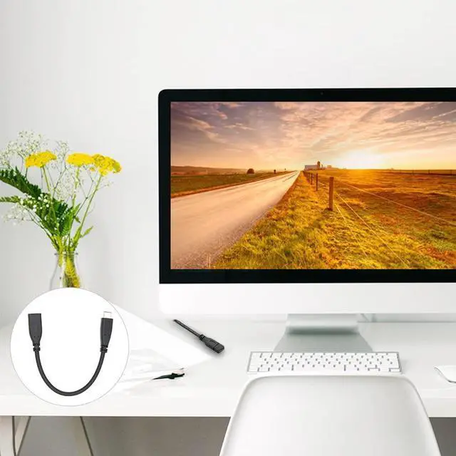 Alt view image 3 of 7 - USB Type C Cable USB-C to USB-C Data Cable for Laptop Tablet Mobile Phone USB Type C Extension Cable USB C to USB Adapter