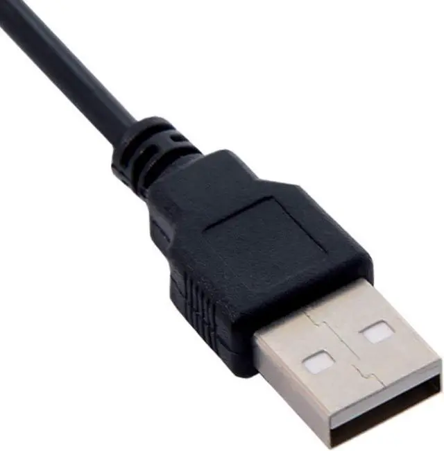 Alt view image 4 of 7 - USB 2.0 Type A Male to Right Angled 90 Degree 5.5 x 2.1mm DC 5V Power Plug Barrel Connector Charge Cable 100cm