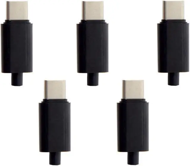 Alt view image 6 of 7 - USB Type C USB-C Male OTG Host Type 5.1k Resistor Adapter with Black Housing Cover DIY 24pin