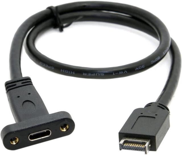 USB 3.1 Front Panel Header USB type e to type c female male Cable