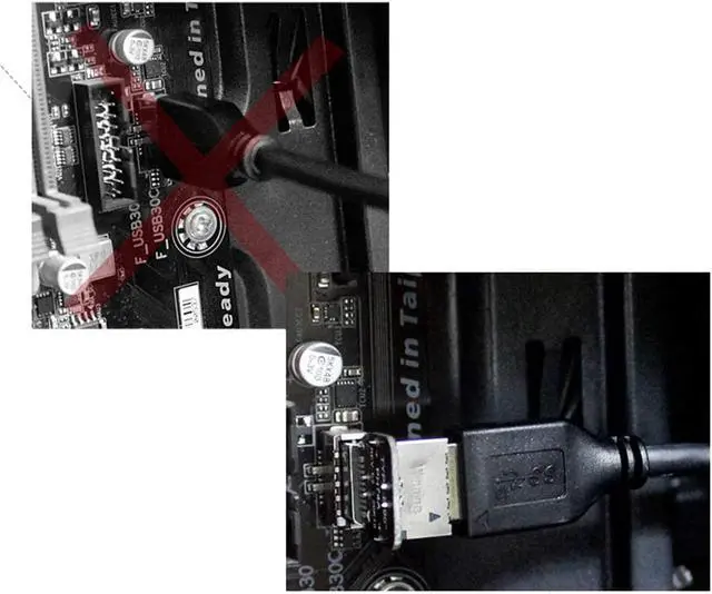 Alt view image 6 of 7 - 2pcs Type-E USB 3.1 Front Panel Header Male to Female Motherboard Extension Data Adapter