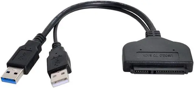 Main image of SATA to USB Cable USB 3.0 to 22 Pin 2.5" SATA Hard Disk Driver Adapter with Extral USB Power Cable