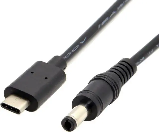 Alt view image 4 of 7 - USB 3.1 Type C USB-C to DC 5.5 2.5mm DC 5V Power Plug Extension Charge Cable for New MAC 20cm