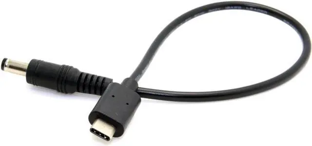 Alt view image 5 of 7 - USB 3.1 Type C USB-C to DC 5.5 2.5mm DC 5V Power Plug Extension Charge Cable for New MAC 20cm