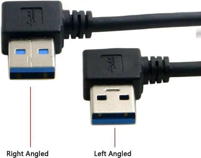 Alt view image 6 of 6 - USB 3.0 Cable Type A to Type A USB 3.0 A to A Cable Type A Male to Male Cable Cord USB 3.0 Type A Male to USB 3.0 A Type Extension Cable 0.5M