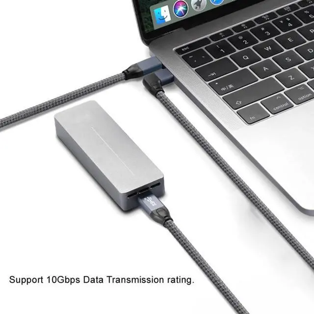 Alt view image 3 of 7 - USB C 3.1 Gen 2 Cable 10Gbps USB-C USB 3.1 Type C Gen2 Male to Male Video Data Cable 10ft 3.0m