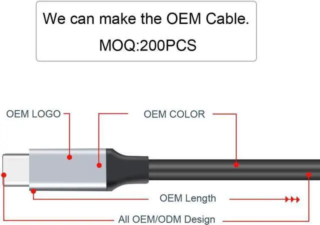 Alt view image 7 of 7 - 90 Degree Angled Extension Type-C USB-C Male to Female USB3.1 10Gbps 100W Data Cable with E-Marker for Laptop & Phone 50cm