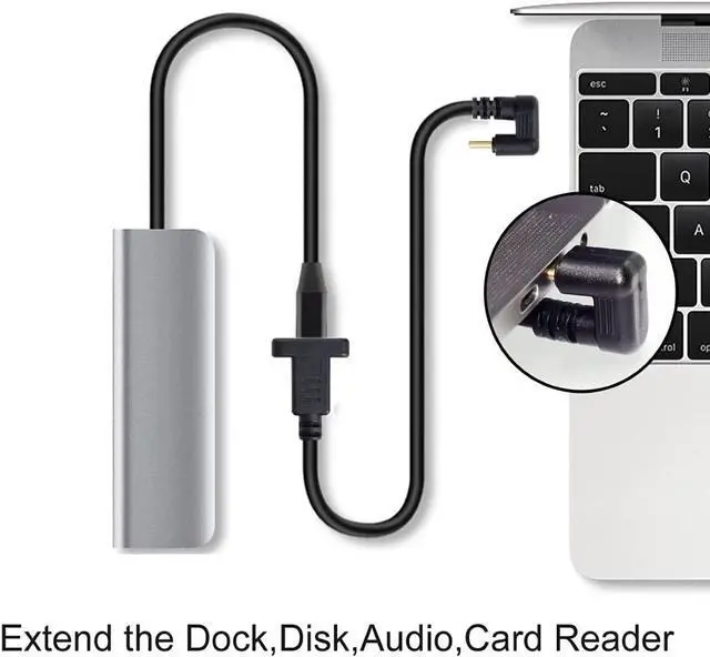 Alt view image 7 of 7 - Type C USB-C USB 3.1 Male 180 Degree U Shape Back Angled to Type C USB-C USB 3.1 Female Extension Data Cable 30cm