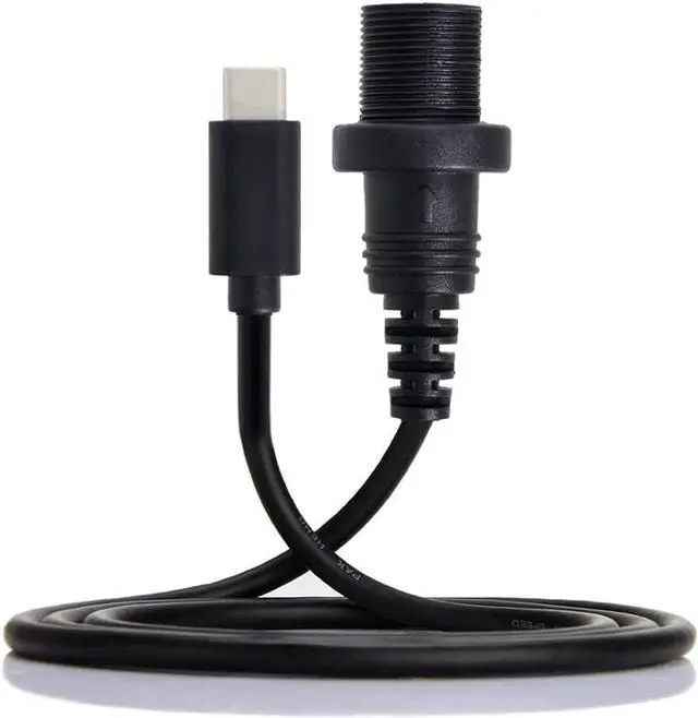 Main image of Dustproof Waterproof USB-C Type-C USB 3.1 Extension Flush Car Mount Extension Cable for Dashboard Panel