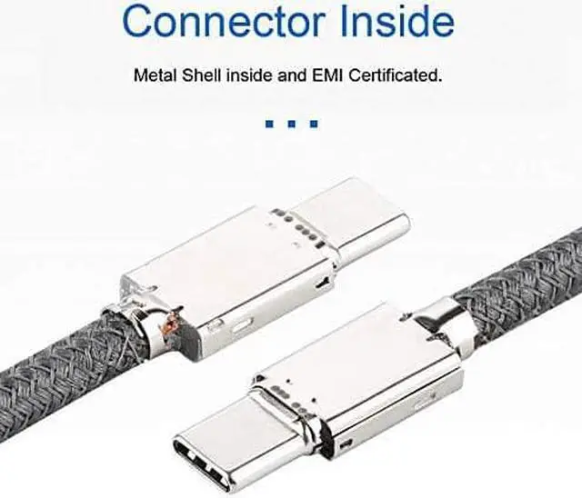 Alt view image 6 of 7 - USB Type-C to USB C Male 3.1 Gen2 Adapter for Tablet & Phone & Laptop 4.92ft 10Gbps USB C Cable Data Video Cable Adapter