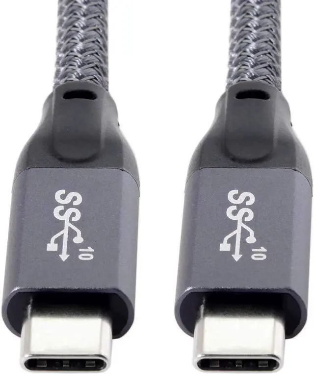 Main image of USB-C USB 3.1 Type C Gen2 Male to Male Data Video Cable with E-Marker for Tablet & Phone & Laptop 10Gbps (50cm)