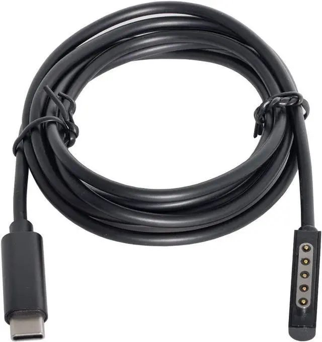 Alt view image 2 of 5 - USB C DC Jack Cable for Magnetic Surface Pro1 Pro2 Book USB 3.1 Type C USB-C DC Cable 1.5m