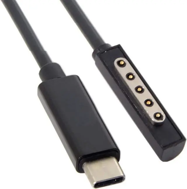 Alt view image 5 of 5 - USB C DC Jack Cable for Magnetic Surface Pro1 Pro2 Book USB 3.1 Type C USB-C DC Cable 1.5m