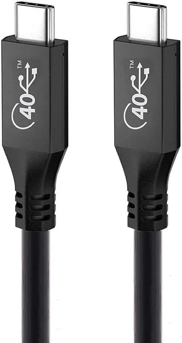 Alt view image 2 of 7 - USB-IF Certified USB4 USB4.0 USB-C Type-C Male to USB-C Type-C Male USB4 Cable 40Gbps with 100W Charging 1.0M