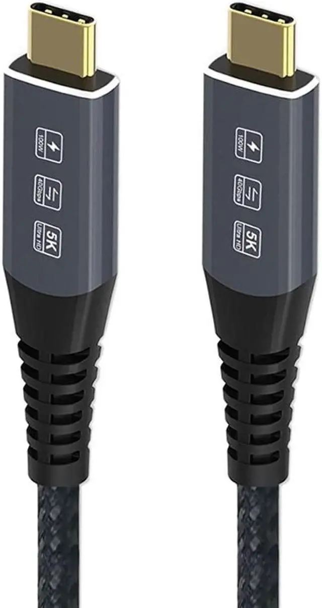 Alt view image 7 of 7 - USB4 USB4.0 USB-C Type-C Male to USB-C Type-C Male USB4 Cable 40Gbps with 100W Charging Compatible 1.8M