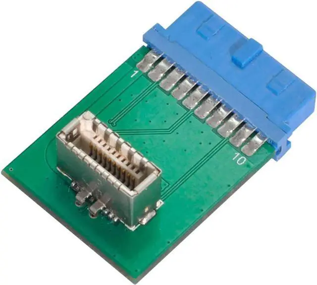 Main image of USB 3.0 20 Pin Male to USB 3.1 Type-E Female Adapter for Motherboard USB 3.0 Front Panel to USB Type-E Adapter