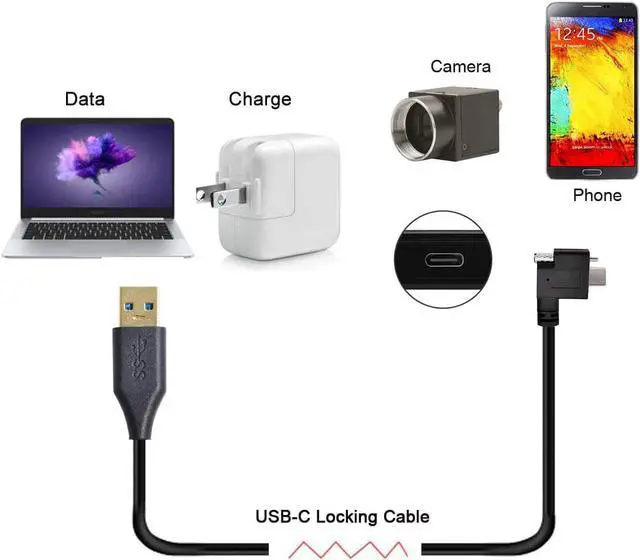Alt view image 4 of 5 - USB Type-C to USB-A 3.0 Male Data Cable 3.94ft USB Type C Cable USB C to USB 3.0 Cable for Camera 5Gbps USB C to USB Adapter USB-A to USB-C Data Cord - OEM