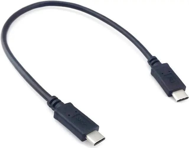 Alt view image 4 of 6 - USB C Cable,USB Type C Male to Male Extension Cable for Phone Tablets Hard Drives Laptop 0.3m