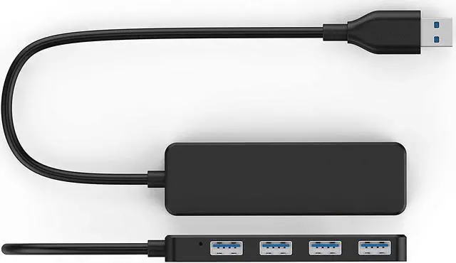 Alt view image 4 of 7 - USB Hub,4-Port USB 3.0 Hub USB Splitter USB Adapter USB Expander for Laptop/Xbox/Ps4/Flash Drive/Mobile HD/Console/Printer/Camera/Keyborad/Mouse