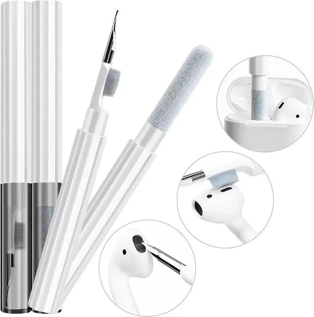 Main image of Cleaning Pen Kit, Airpod Cleaning Kit, Multifunctional Earbuds Cleaning Pen for Bluetooth Earphones Case Dust Removal, Cleaning Tools for Airpods Earphones Keyboards Phone Compute Camera