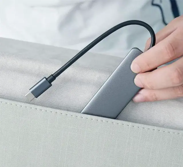 Alt view image 6 of 7 - USB C Hub,7 in 1 USB C to HDMI Multport Adapter,Compatible for MacBook Pro, Chromebook, XPS, and USB C Devices (4K HDMI+100W PD+USB3.0 +USB2.0 * 2+SD/TF Card Reader)