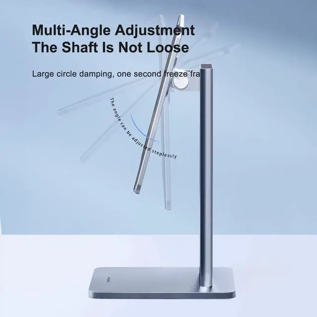 Alt view image 2 of 6 - Hagibis Foldable Magnetic iPad Stand, Adjustable Rotatable Floating iPad Pro Stand Holder for Apple iPad 10th 10.9\u201d (10.9\u201d)
