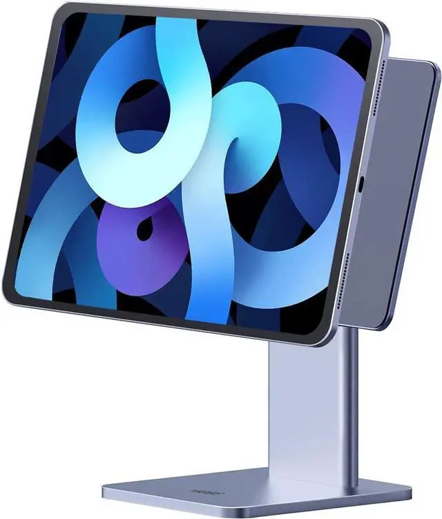 Alt view image 7 of 7 - Hagibis Foldable Magnetic iPad Stand, Adjustable Rotatable Floating iPad Pro Stand Holder for Apple iPad Pro 11 Inch 1st/2nd/3rd/4th Gen and iPad Air 10.9\u201d 4th/5th (11\u201d)