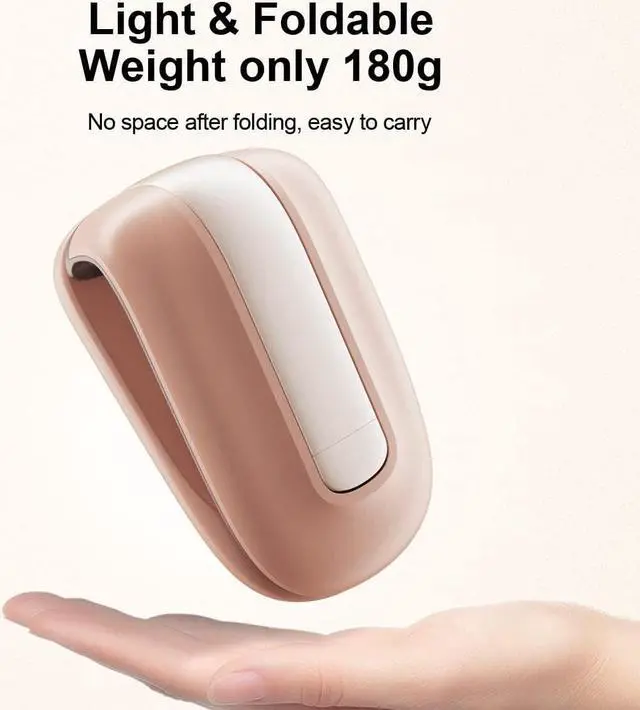 Alt view image 4 of 7 - Hagibis Foldable Cell Phone Stand Desktop Cell Phone Stand Mini Adjustable Cute Phone Holder for iPhone 13/12/11 Pro Max iPad Mini Samsung Tablet (Pink)