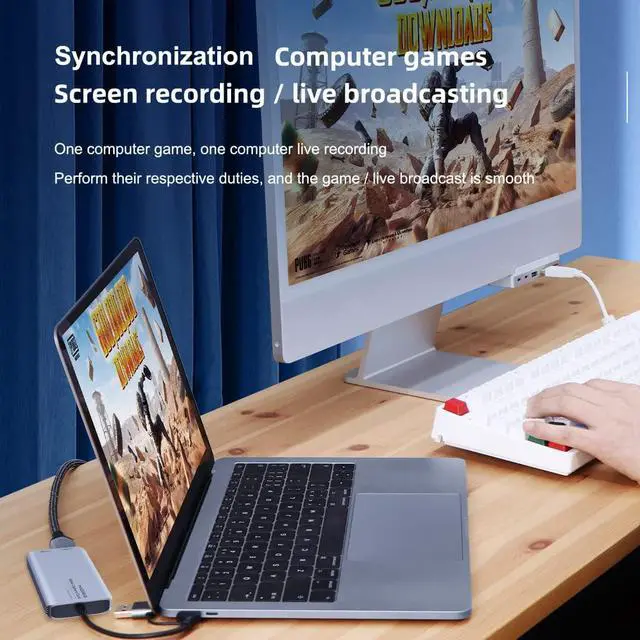 Alt view image 5 of 7 - Hagibis Video Capture Card with 4K Loop Out, 60Fps HDMI to 1080P@60Hz USB-C & USB with Audio for Switch Xbox PS4/5 Live Streaming Broadcasting Recording via DSLR Camcorder Action Cam OBS