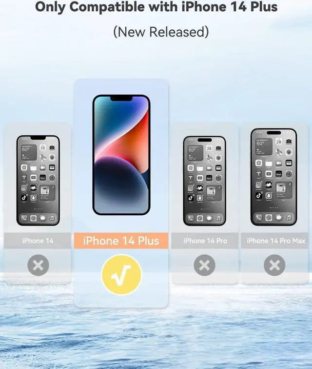 Alt view image 2 of 7 - MOMAX Glass Screen Protector for iPhone 14 Plus HD 0.3mm 9H Hardness Scratch Resistant Bubble Free Tempered Glass Film for iPhone 14 Plus